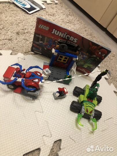 Lego человек паук и скорпион 10754