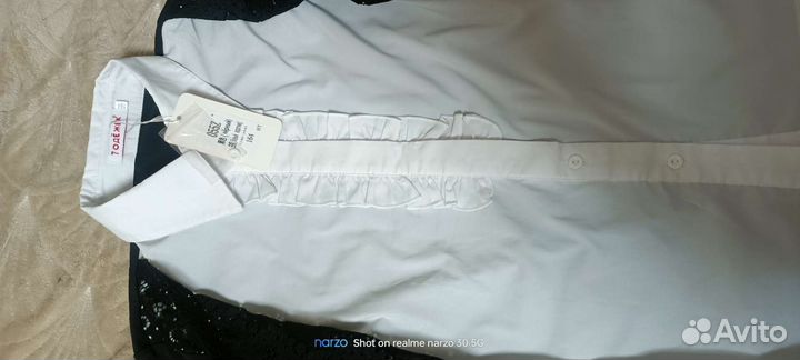 Блузка школьная 140 146