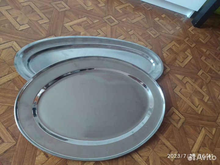 Блюдо из нержавейки