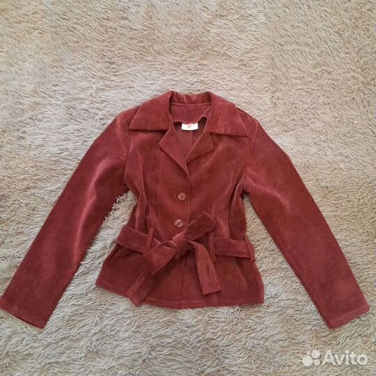 Пиджак бордовый для девочки