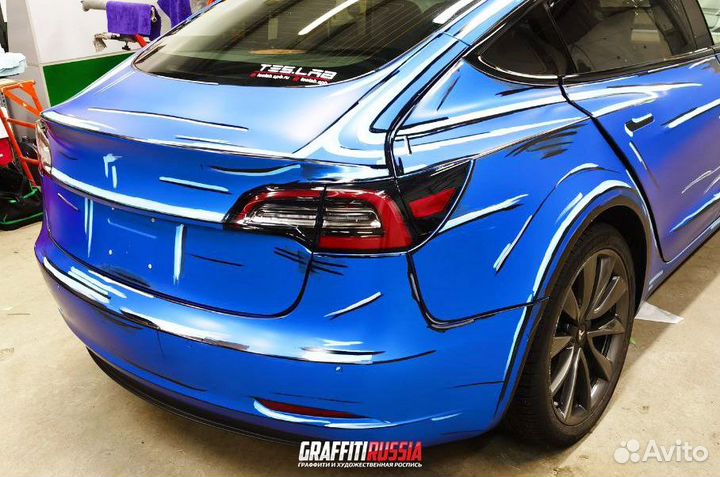 Граффити оформление комнаты / роспись стен