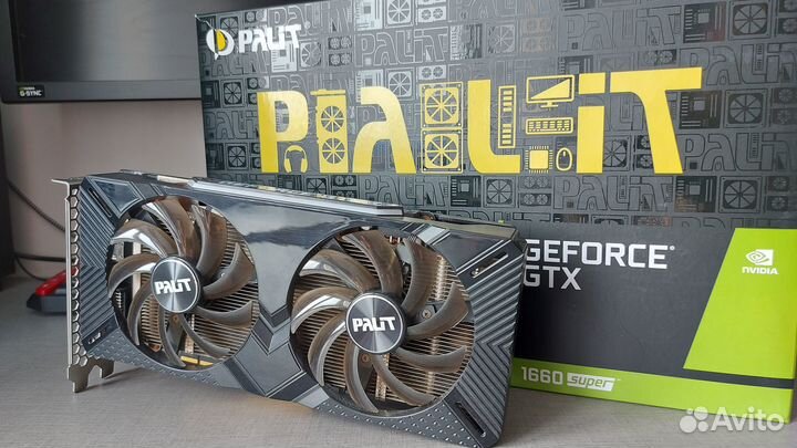 Видеокарта Palit GeForce GTX 1660 super GamingPro