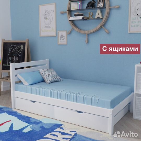 Детская кровать деревянная