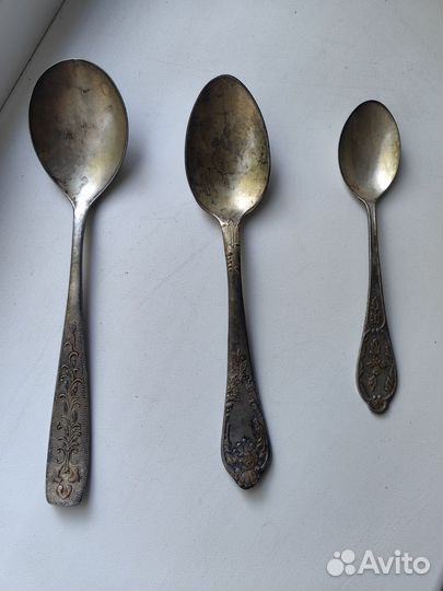 Ложки мельхиоровые СССР