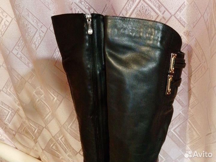 Сапоги - ботфорты. Нат. Кожа. 37 р