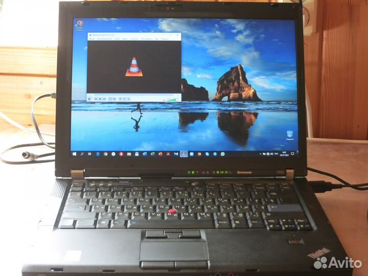 Ноутбук lenovo t400 c SSD