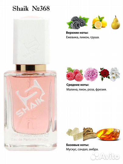 Шейк номерной парфюм