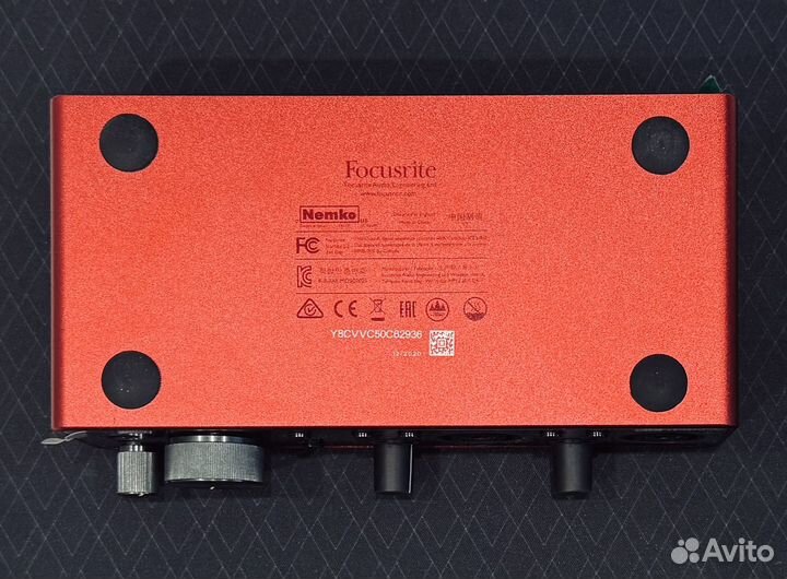 Звуковая карта Focusrite scarlett 2i2 3rd gen