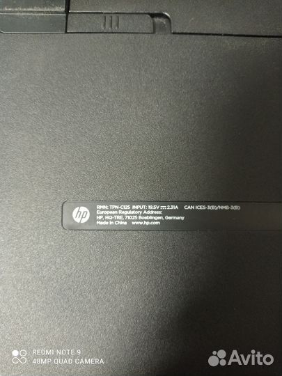 Ноутбук hp