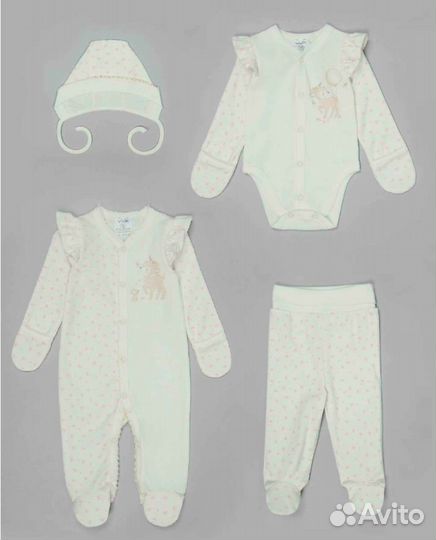 Комплект на выписку для девочки