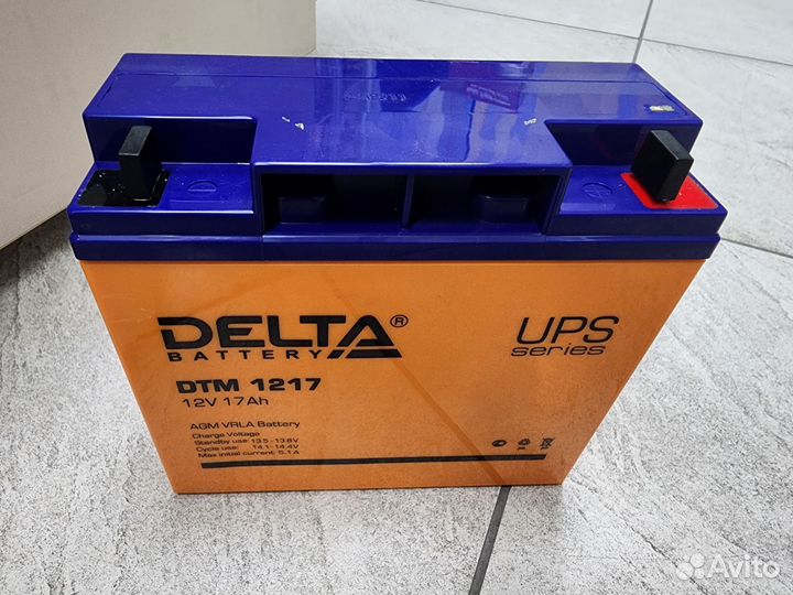 Аккумуляторная батарея Delta DTM 1217 12V 17Ah