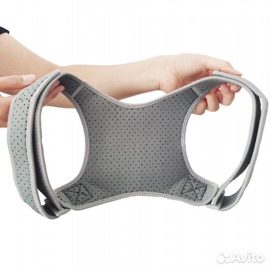 Корсет для осанки универсальный размер / серый