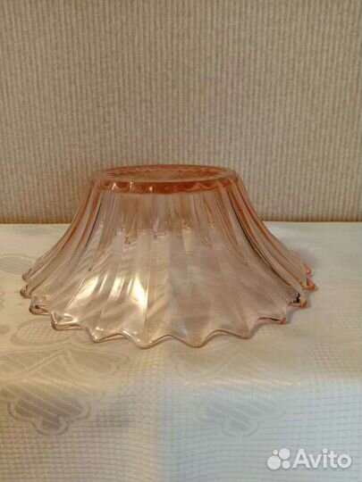 Ваза, салатники, СССР, цветное стекло