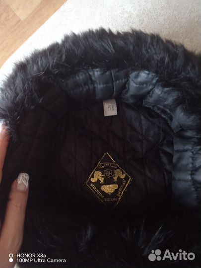 Шапка ушанка из кролика