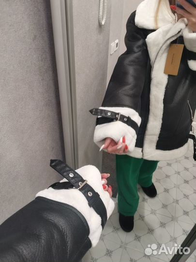 Дубленка зимняя женская новая