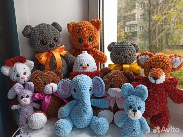 Плюшевые игрушки ручной работы