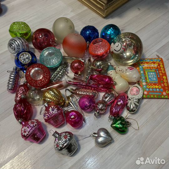 Елочные игрушки СССР
