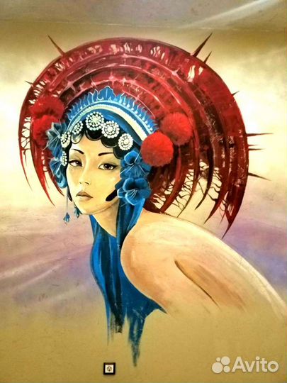 Роспись стен и мебели