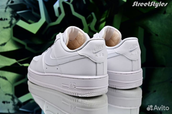 Nike Air Force 1 Low '07 White Утеплённый вариант