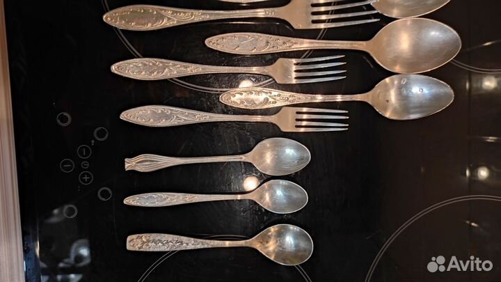 Мельхиоровые ложки набор