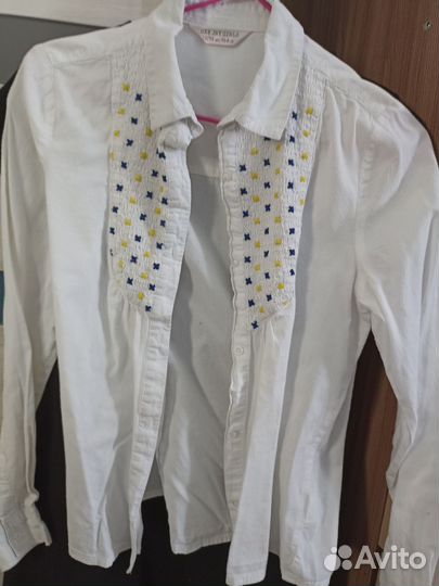 Рубашка школьная 164