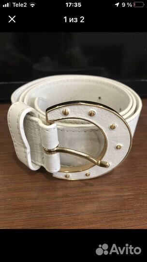 Ремень женский натуральная кожа
