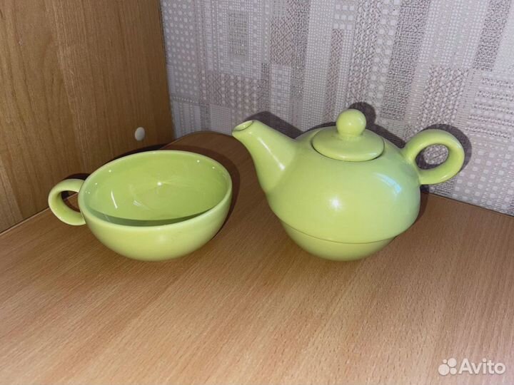 Заварник и кружка 2в1