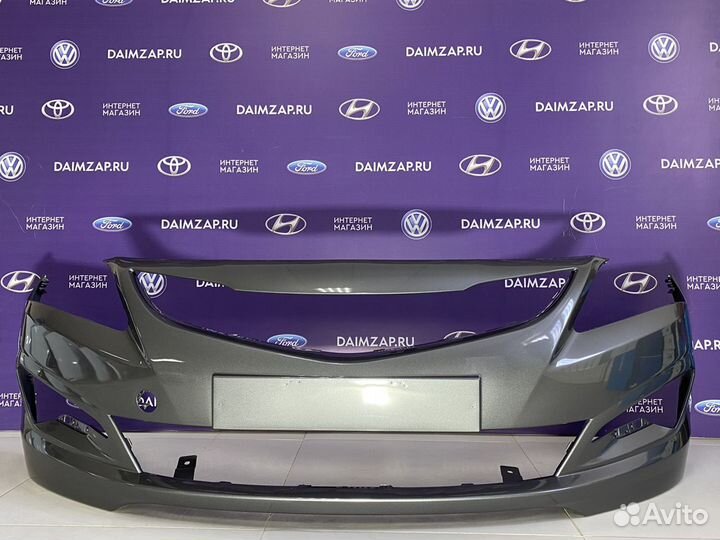 Бампер Передний Hyundai Solaris 15 Серый