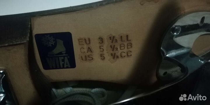 Фигурные коньки Wifa р.36 (3 1/2)
