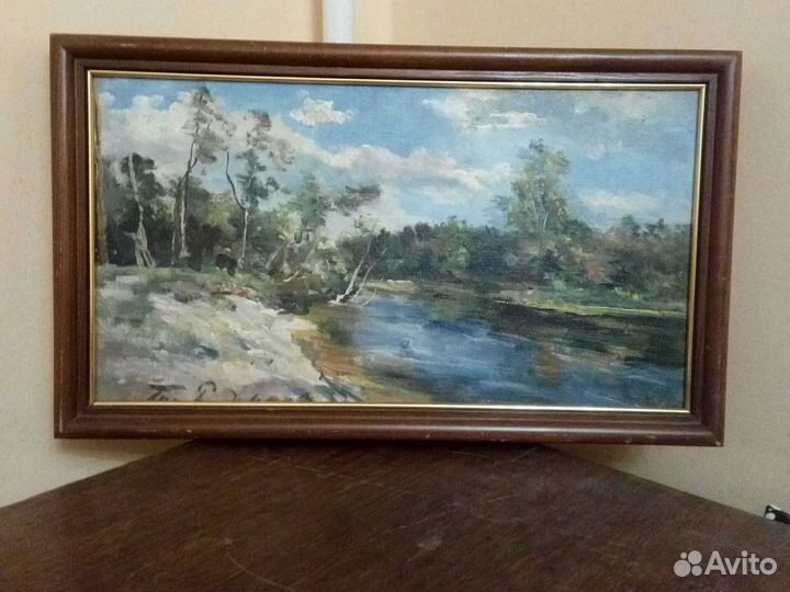 Картина маслом природа