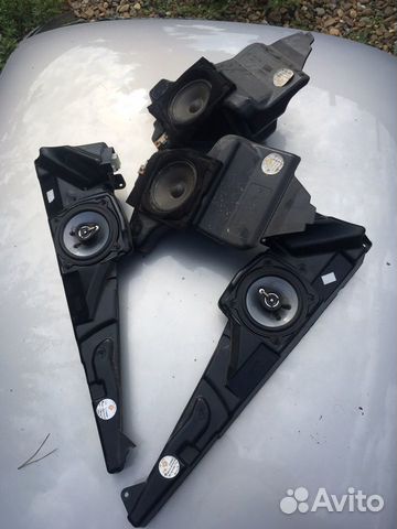 Штатные колонки bmw е39