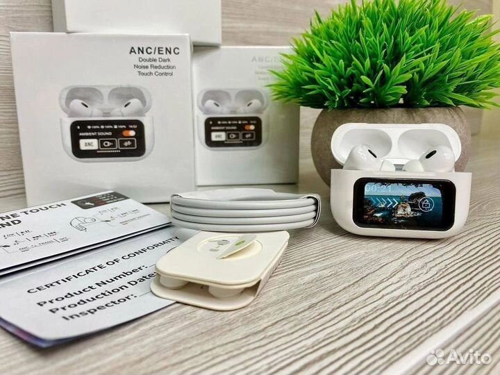 Беспроводные наушники с сенсорным экраном