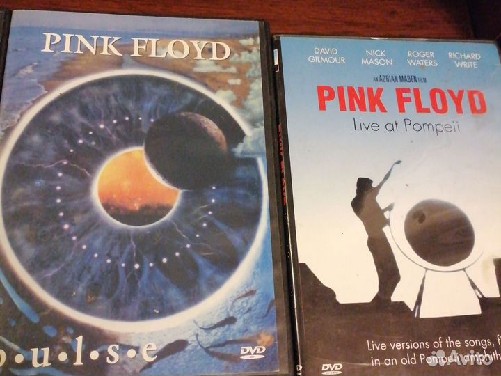 DVD и CD диски pink floyd