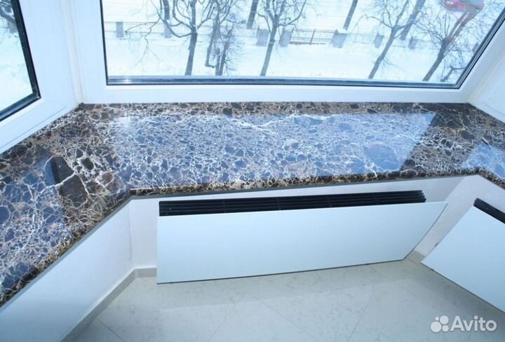 Подоконник из прочного камня