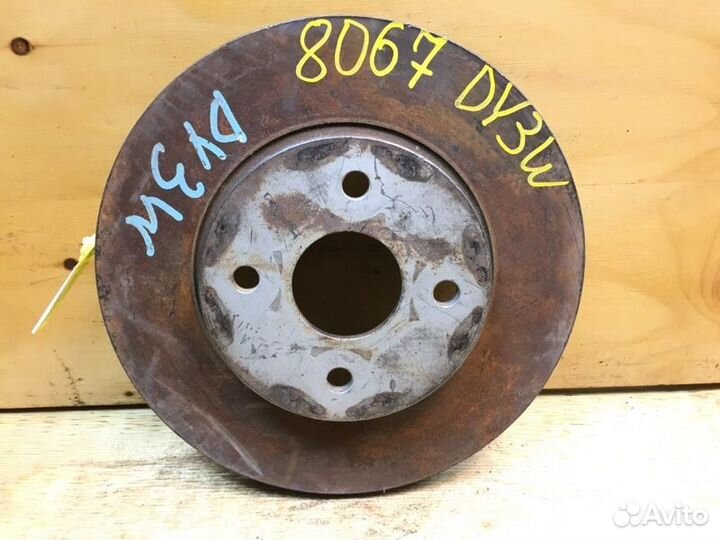 Диск тормозной прав. перед. mazda demio