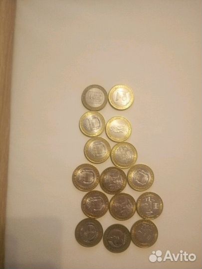 Монеты разные юбилейные редкие медные,за все не гл