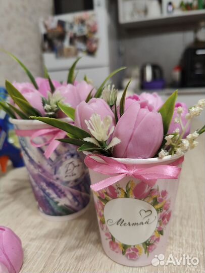 Букет из мыла