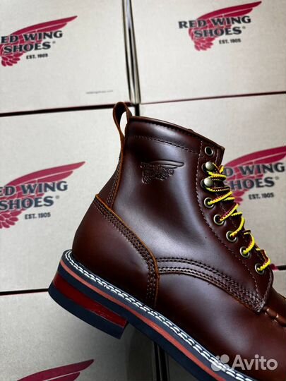 Ботинки Red Wing коричневые высокие
