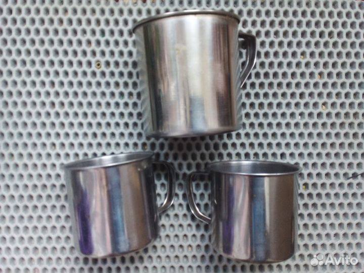 Набор для шашлыка. Тарелки нерж. шампуры. Кружки