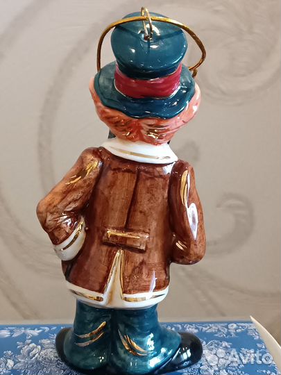 Лефортовский фарфор, ёлочная игрушка, статуэтка