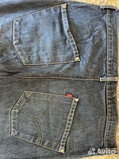 Джинсы levis широкие