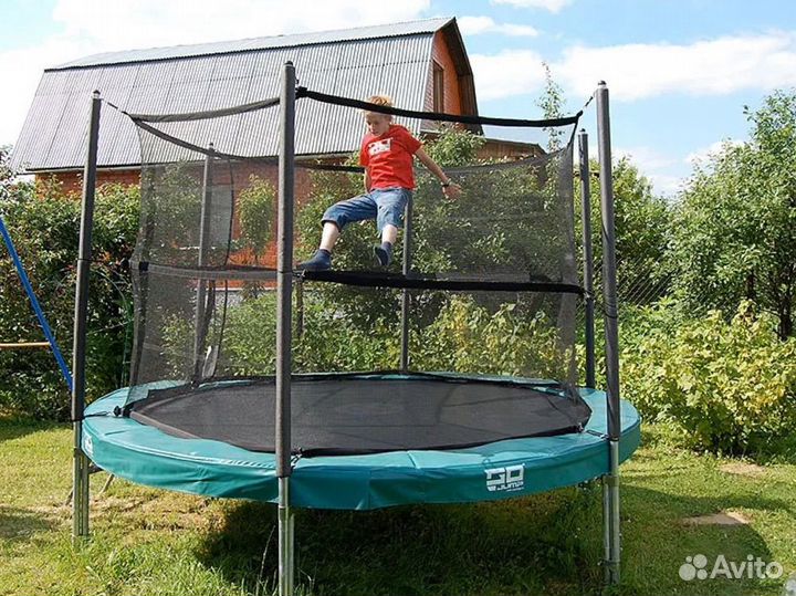 Батут с сеткой