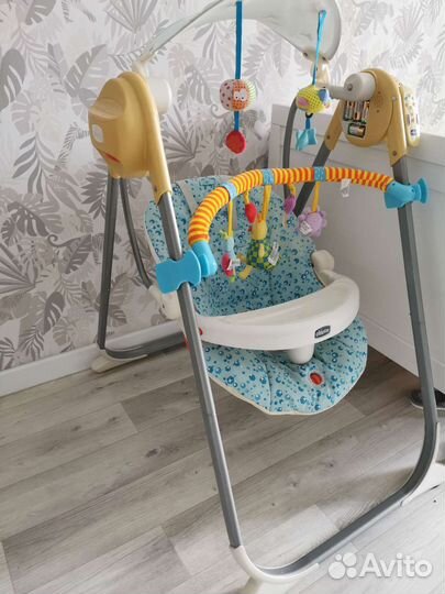 Детские электронные качели бу