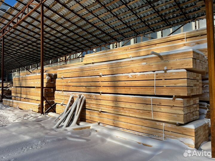 Брус обрезной 200х200х6000мм