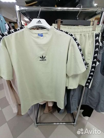 Костюм оверсайз Футболка и шорты. Разм. 46-54