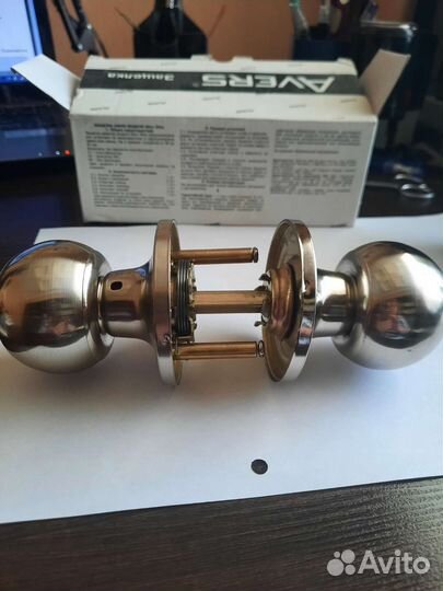 Защелка Avers, 6072-03 NIS с фикс мат. Никель