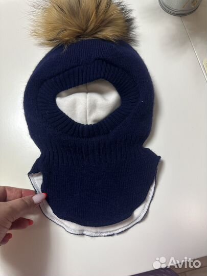 Шапка шлем для мальчика 48-50 р
