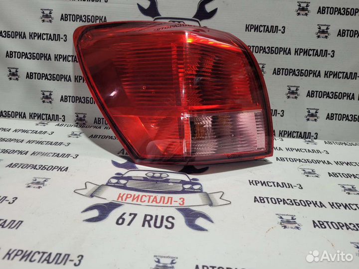 Фонарь левый nissan qashqai j10
