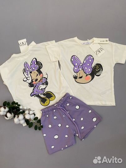 Костюм Zara Минни 98, 110, 116