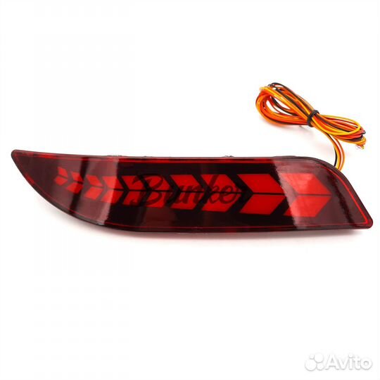 Катафоты LED в задний бампер на LADA priora 2